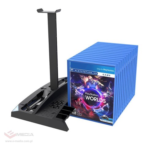 Wielofunkcyjna podstawka do konsoli PS4 iPega PG-P4009 (czarna)