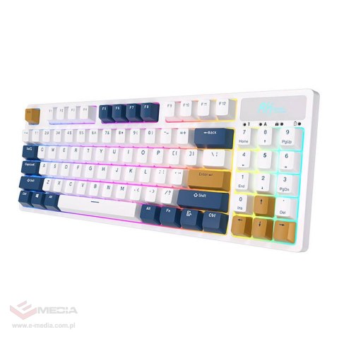 Bezprzewodowa klawiatura mechaniczna Royal Kludge RK89 RGB, Lemon switch (biała)