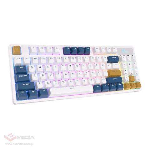 Bezprzewodowa klawiatura mechaniczna Royal Kludge RK89 RGB, Lemon switch (biała)