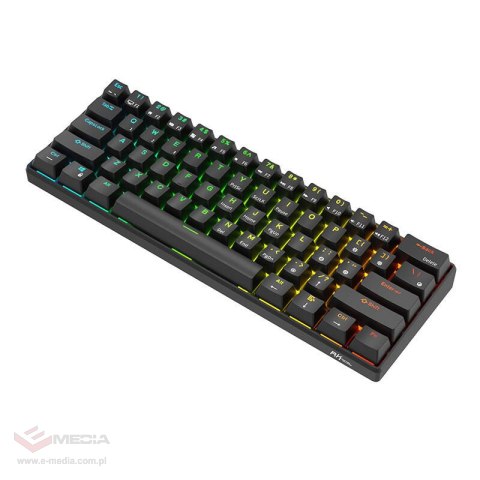 Klawiatura mechaniczna Royal Kludge RK61 RGB, brown switch (czarna)