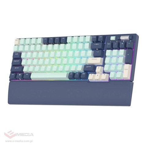 Klawiatura mechaniczna Royal Kludge RK96 RGB, brown switch (niebieska)