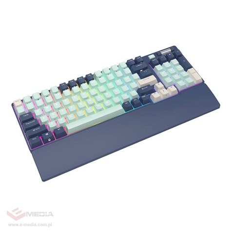 Klawiatura mechaniczna Royal Kludge RK96 RGB, brown switch (niebieska)