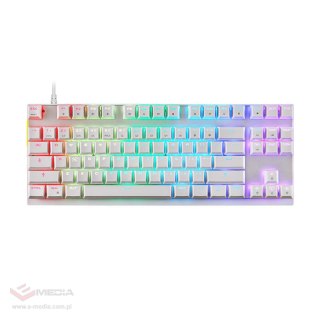 Klawiatura mechaniczna Motospeed K82 RGB (biała)