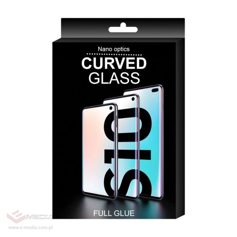 3D Edge Nano Flexi Glass folia szklana szkło hartowane na cały ekran z ramką Samsung Galaxy S21+ 5G (S21 Plus 5G) czarny