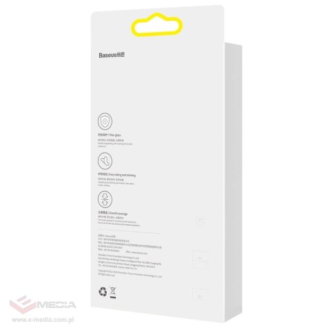 Baseus 2x szkło hartowane 0,3 mm na cały aparat obiektyw iPhone 13 Pro Max / iPhone 13 Pro (SGQK000102)