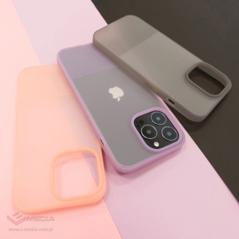 Kingxbar Plain Series etui pokrowiec do iPhone 13 Pro silikonowa obudowa różowy