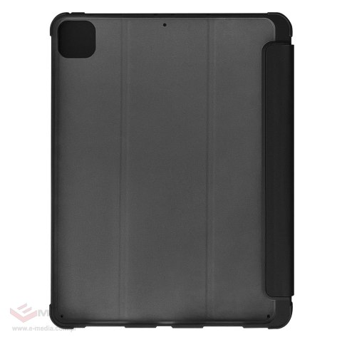 Stand Tablet Case etui Smart Cover pokrowiec na iPad mini 2021 z funkcja podstawki czarny