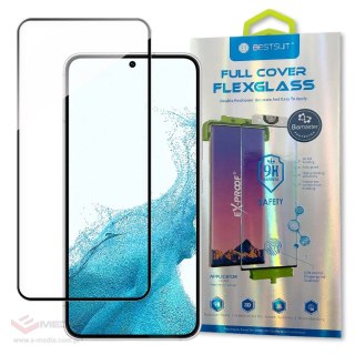 Bestsuit 3D Edge Nano Flexi Glass folia szklana szkło hartowane na cały ekran z ramką Samsung Galaxy S22 przezroczysty