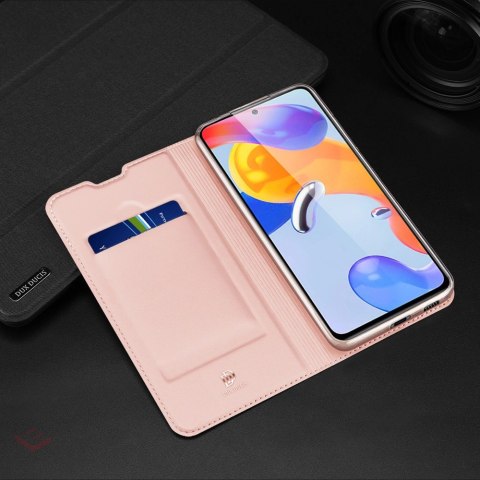 Dux Ducis Skin Pro kabura etui pokrowiec z klapką Xiaomi Redmi Note 11 Pro 5G / 11 Pro złoty