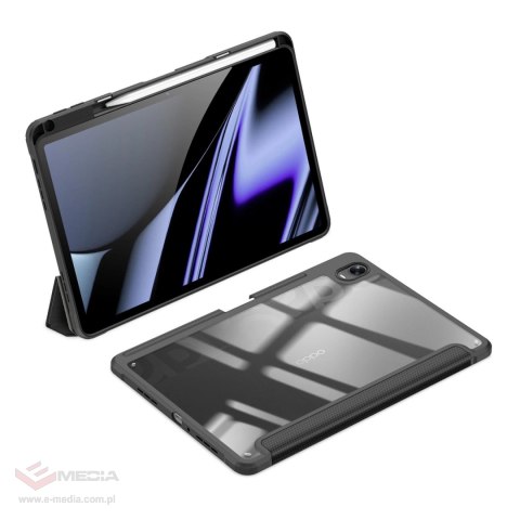 Dux Ducis Toby pancerne etui z klapką Smart Case do Oppo Pad z uchwytem na rysik czarny