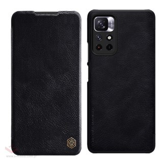 Etui z klapką Nillkin Qin Case do Xiaomi Redmi Note 11T 5G / 11S 5G / 11 5G (China) / Poco M4 Pro 5G - czarne