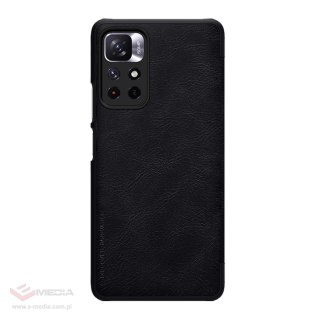 Etui z klapką Nillkin Qin Case do Xiaomi Redmi Note 11T 5G / 11S 5G / 11 5G (China) / Poco M4 Pro 5G - czarne