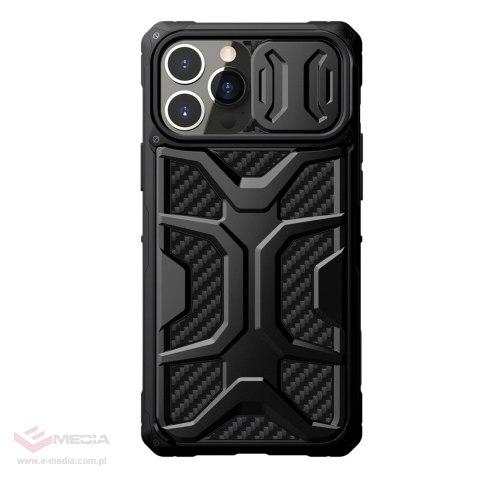 Nillkin Adventurer Case etui do iPhone 13 Pro Max pancerny pokrowiec z osłoną na aparat czarny