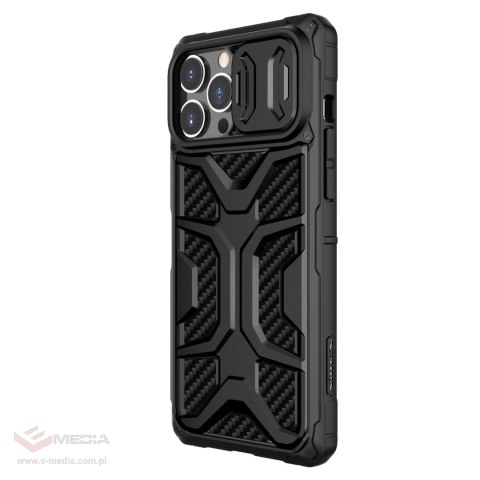 Nillkin Adventurer Case etui do iPhone 13 Pro Max pancerny pokrowiec z osłoną na aparat czarny