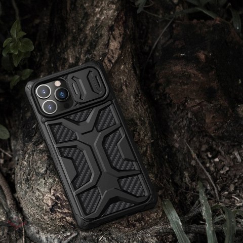 Nillkin Adventurer Case etui do iPhone 13 Pro Max pancerny pokrowiec z osłoną na aparat czarny