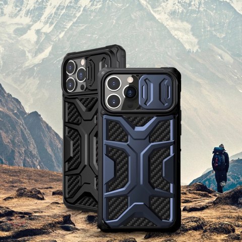 Nillkin Adventurer Case etui do iPhone 13 Pro Max pancerny pokrowiec z osłoną na aparat czarny