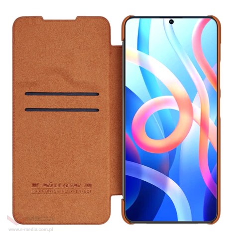 Nillkin Qin Case etui do Xiaomi Redmi Note 11T 5G / Note 11S 5G / Note 11 5G (China) / Poco M4 Pro 5G osłona na aparat kabura po