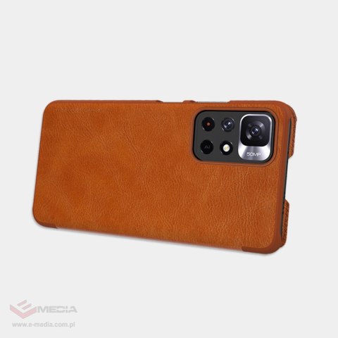 Nillkin Qin Case etui do Xiaomi Redmi Note 11T 5G / Note 11S 5G / Note 11 5G (China) / Poco M4 Pro 5G osłona na aparat kabura po