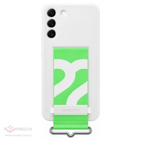 Samsung Silicone Cover gumowe silikonowe etui pokrowiec Samsung Galaxy S22+ (S22 Plus) biały (EF-GS906TWEGWW)