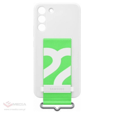 Samsung Silicone Cover gumowe silikonowe etui pokrowiec Samsung Galaxy S22+ (S22 Plus) biały (EF-GS906TWEGWW)