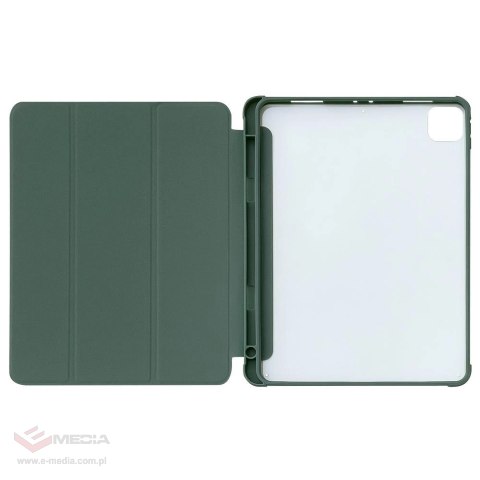 Stand Tablet Case etui Smart Cover pokrowiec na iPad 10.2'' 2021 z funkcja podstawki zielony