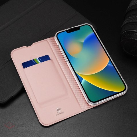 Dux Ducis Skin Pro kabura etui pokrowiec z klapką iPhone 14 Plus czarny