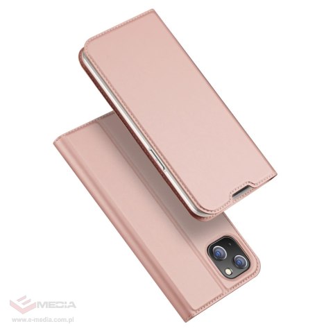 Dux Ducis Skin Pro kabura etui pokrowiec z klapką iPhone 14 Plus różowy