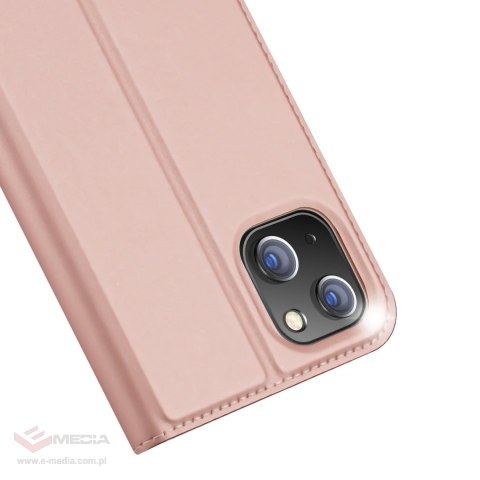 Dux Ducis Skin Pro kabura etui pokrowiec z klapką iPhone 14 Plus różowy