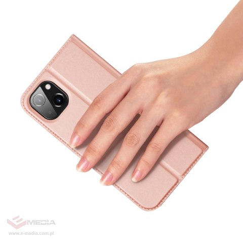 Dux Ducis Skin Pro kabura etui pokrowiec z klapką iPhone 14 Plus różowy