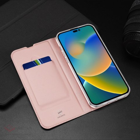 Dux Ducis Skin Pro kabura etui pokrowiec z klapką iPhone 14 Pro Max czarny