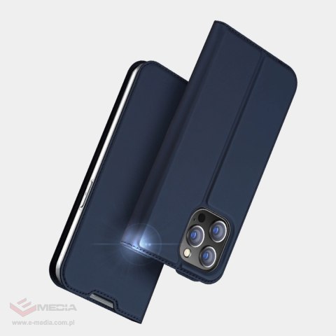 Dux Ducis Skin Pro kabura etui pokrowiec z klapką iPhone 14 Pro Max niebieski