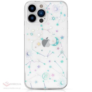 Kingxbar Lucky Series etui iPhone 13 Pro ozdobione oryginalnymi Kryształami Swarovskiego przezroczysty (Zodiac)