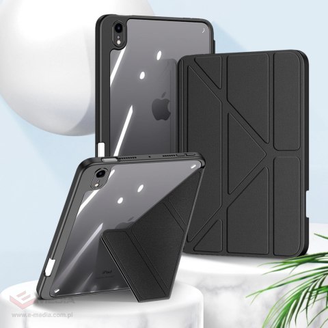 Dux Ducis Magi etui do iPad mini 2021 pokrowiec smart cover z podstawką i schowkiem na Apple Pencil różowy