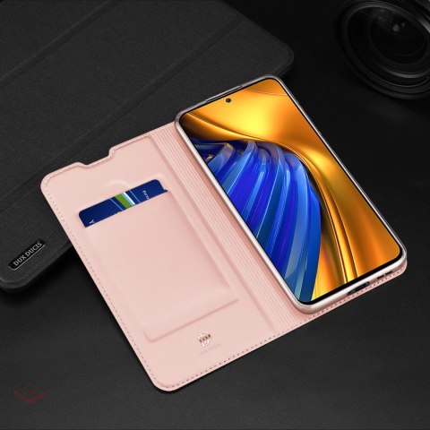 Dux Ducis Skin Pro kabura etui pokrowiec z klapką Xiaomi Poco F4 5G czarny