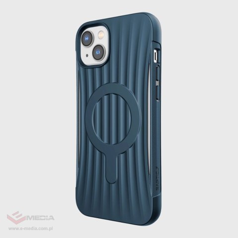 Raptic X-Doria Clutch Built Case etui iPhone 14 Plus z MagSafe pokrowiec plecki niebieski