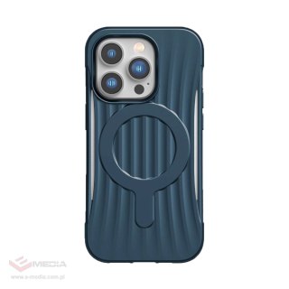 Raptic X-Doria Clutch Built Case etui iPhone 14 Pro Max z MagSafe pokrowiec plecki niebieski