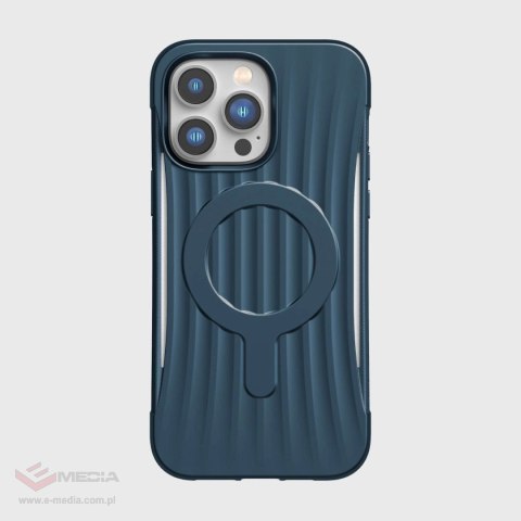 Raptic X-Doria Clutch Built Case etui iPhone 14 Pro Max z MagSafe pokrowiec plecki niebieski