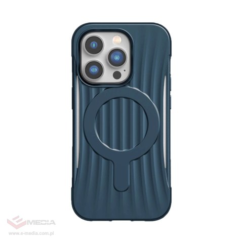 Raptic X-Doria Clutch Built Case etui iPhone 14 Pro z MagSafe pokrowiec plecki niebieski