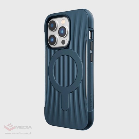 Raptic X-Doria Clutch Built Case etui iPhone 14 Pro z MagSafe pokrowiec plecki niebieski