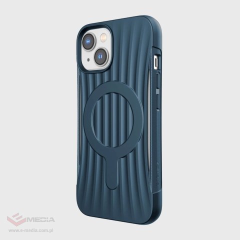 Raptic X-Doria Clutch Built Case etui iPhone 14 z MagSafe pokrowiec plecki niebieski