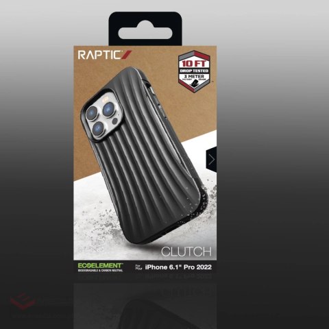 Raptic X-Doria Clutch Case etui iPhone 14 Pro pokrowiec plecki czarny