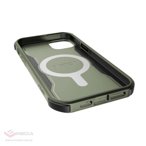 Raptic X-Doria Fort Case etui iPhone 14 Plus z MagSafe pancerny pokrowiec zielony