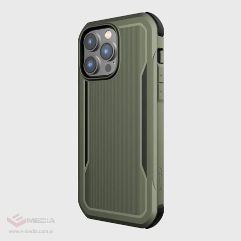 Raptic X-Doria Fort Case etui iPhone 14 Pro Max z MagSafe pancerny pokrowiec zielony