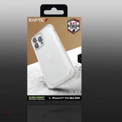 Raptic X-Doria Slim Case etui iPhone 14 Pro Max pokrowiec plecki przezroczysty