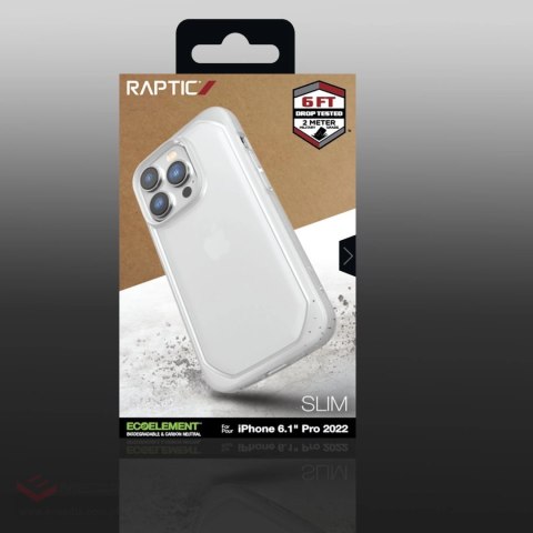 Raptic X-Doria Slim Case etui iPhone 14 Pro pokrowiec plecki przezroczysty