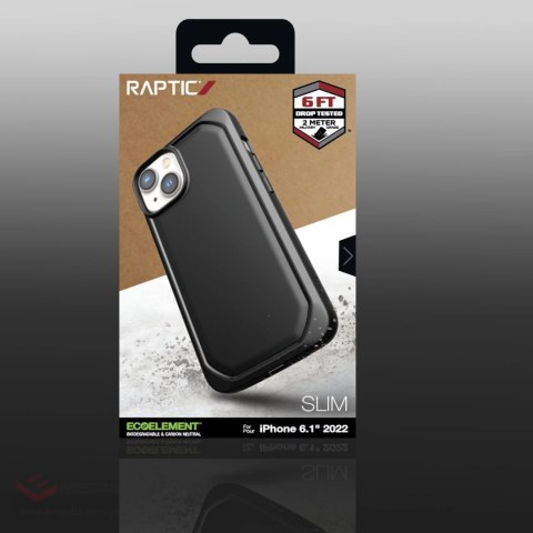 Raptic X-Doria Slim Case etui iPhone 14 pokrowiec plecki czarny