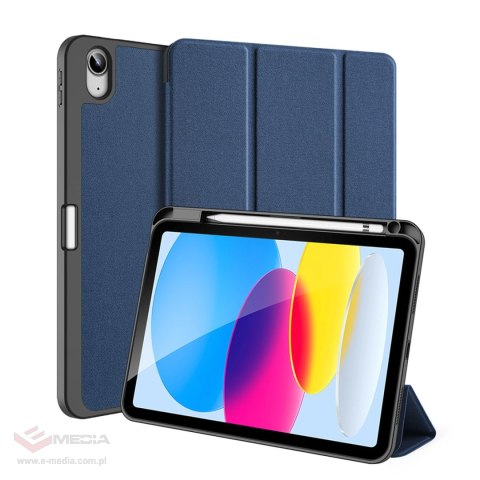 Dux Ducis Domo etui iPad 10.9'' 2022 (10 gen.) pokrowiec smart cover podstawka niebieskie