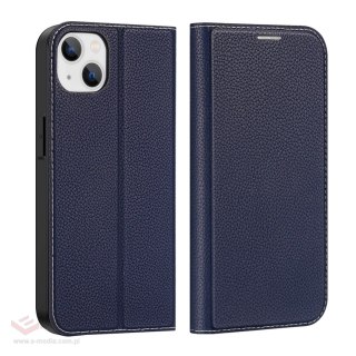 Dux Ducis Skin X2 etui do iPhone 14 Plus pokrowiec z magnetyczną klapką niebieski