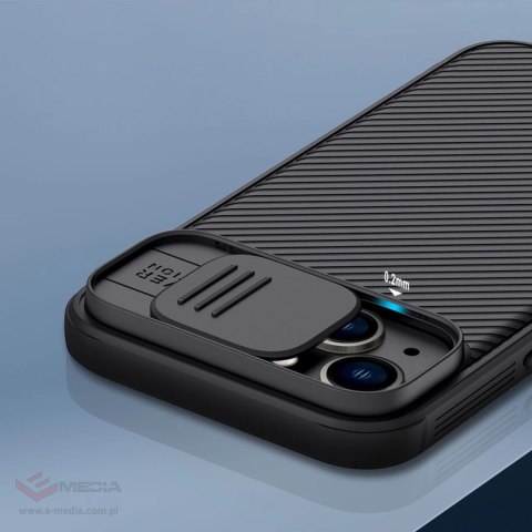 Nillkin CamShield Pro Case etui iPhone 14 Plus pancerny pokrowiec osłona na aparat kamerę czarny