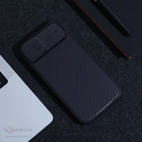 Nillkin CamShield Pro Case etui iPhone 14 Plus pancerny pokrowiec osłona na aparat kamerę czarny